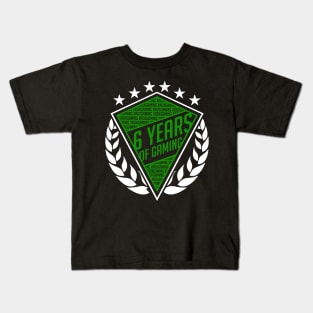 6th Year Anniversary (GREEN) Kids T-Shirt